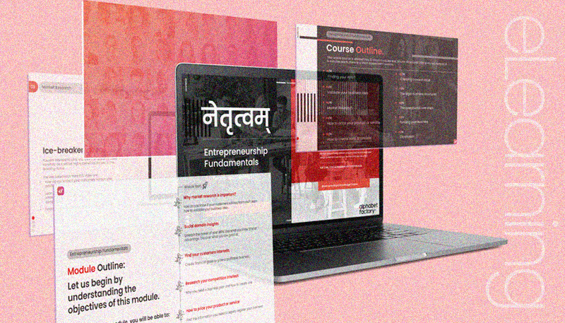 eLearning service alphabet factory